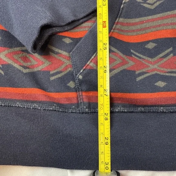 L.L.Bean Half-zip Men'sNavajo Aztec Mens 512319 Sherpa Collar Sweater Size XLT